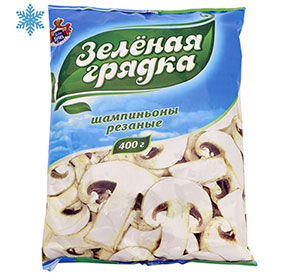 Грибы Шампиньоны резаные 400г/20 Зеленая грядка