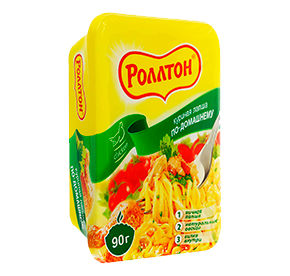 Куриная лапша по- домашнему Роллтон лоток 90г 64₽