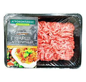 Аппетитный фарш мясной рубленный охл. 0,5кг
