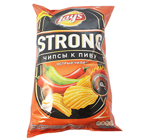 Чипсы Lay's Strong острый чили 145гр