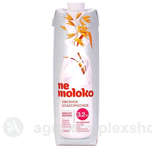 Напиток овсяный Ne moloko классический 3,2% тетра/пак 1л