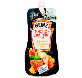 Соус Heinz кисло-сладкий дой-пак 230гр