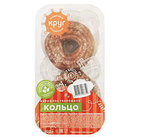 Пироженое Творожное кольцо 200гр