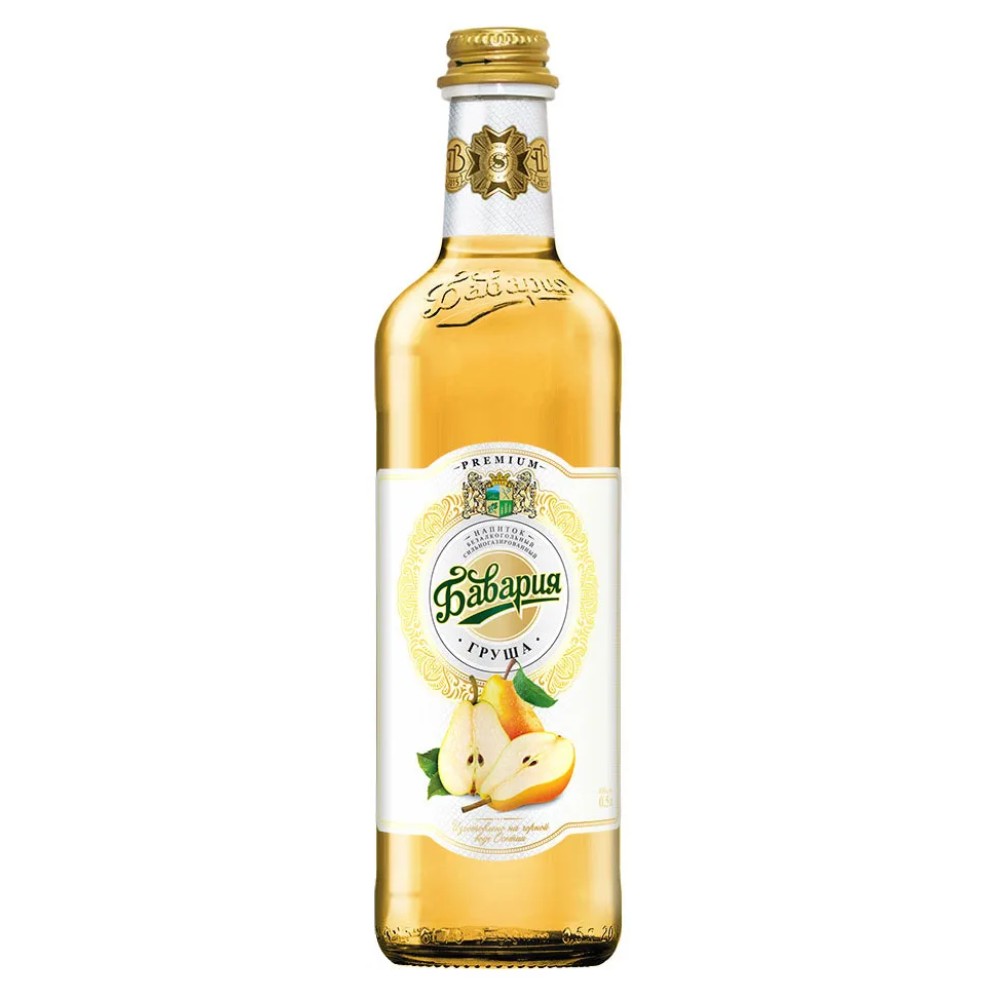 БАВАРИЯ газ напиток ба Премиум Груша 05л стекло газ 90₽