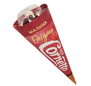 Рожок Cornetto малина 74гр