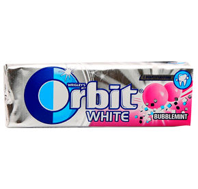 Жевательная резинка Orbit Белоснежный Bubblemint драже 13,6гр