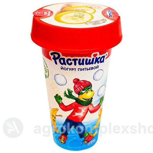 Йогурт питьевой Растишка банан 2,8% 190гр