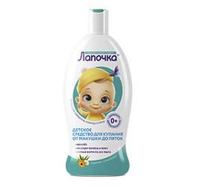 Средство для купания 300 мл Лапочка детское от макушки до пяток б/уп