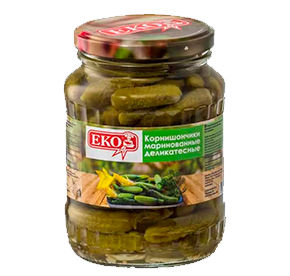 Корнишончики ЕКО ст/б 0,36кг