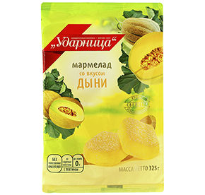 Мармелад Ударница дыня 12 х 325 гр
