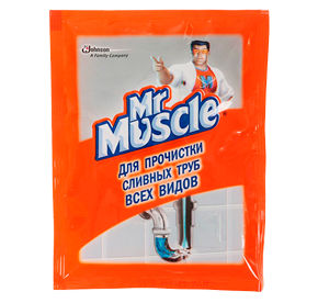 Средство для очистки труб Mr.Muscle м/уп70гр