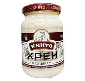 Хрен со сливками Кинто 180гр