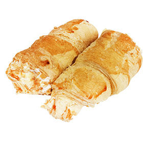 Пирожное слоеное Трубочка с белковым кремом 130гр