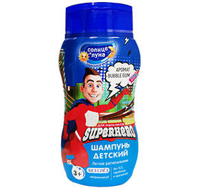 Шампунь детский для мальчиков СУПЕРМЕН СОЛНЦЕ И ЛУНА  п/б/ 200мл