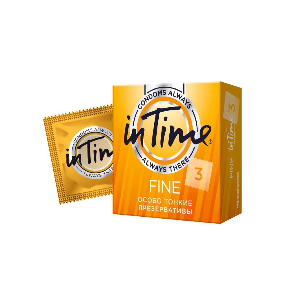 Презервативы 3 шт In Time особо тонкие куп 150₽