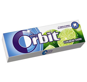 Жевательная резинка Orbit Лайм драже 13,6гр
