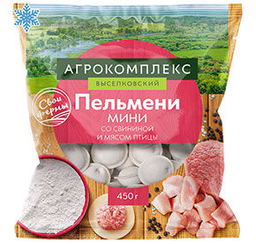 Пельмени Мини замороженные Агрокомплекс 450гр