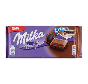 Шоколад Milka Орео брауни 100гр