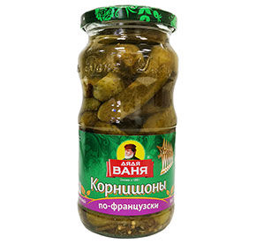 Огурчики ДядяВаня Корнишоны по-французски с/б 460гр