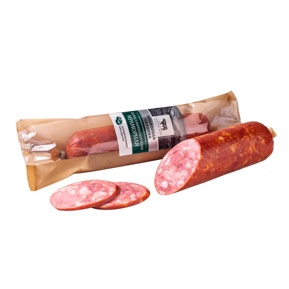 Мраморная колбаса кв04 кг 320₽