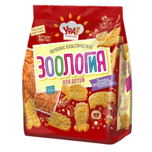 Печенье Зоология для детей 400 гр Ура кондитер