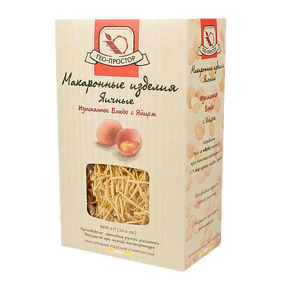 Лапша яичная 3-х минутка Гео-Простор 300гр 122₽