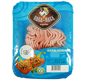 Фарш Нежный из индейки Пава-Пава 500гр