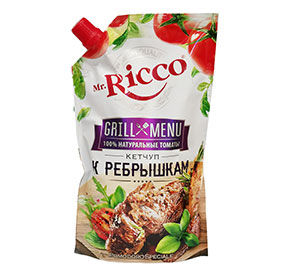 Кетчуп Mr.Ricco к ребрышкам Grill Menu 350мл