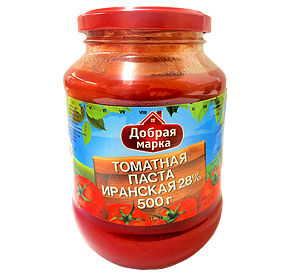 Томатная паста иранская 28% ст/б 500гр