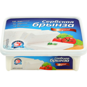 Сыр Сербская Брынза, 40%, 450г., 6шт/к, 515г с сывороткой (для Мантеры)