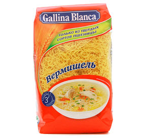 Макаронные изделия Gallina Blanсa Вермишель м/уп 450гр