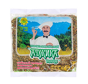 Сухая смесь пряностей и специй Аджика Уляпская м/у 100гр
