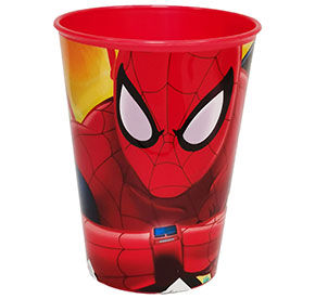 Стакан пластиковый 260 мл Герои мультфильмов в ассортименте б/уп