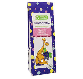 СМОРОДИНКА 105гр Мармелад желейный "Лакомства для здоровья" 1/1