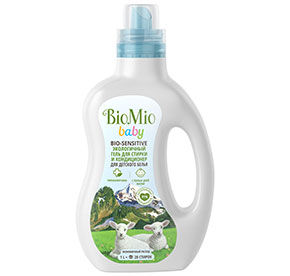 Экологичный гель и кондиционер для стирки детского белья BioMio Baby 1л