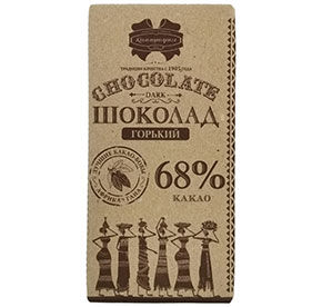 Шоколад горький Коммунарка 68% 90гр