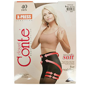 Колготки женские Conte X-Press 40 natural 5 размер