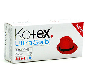 Тампоны 16 шт Kotex Super Ultra Sorb к/уп