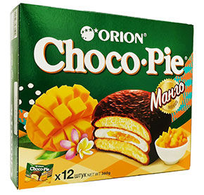 Бисквит Orion Choco Pie манго 360гр