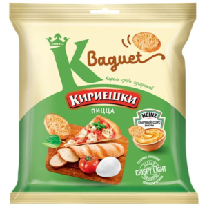 Сух.Кириешки Baguet 45г+25мл/28 пицца+сырн.соус