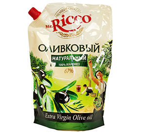Майонез Mr.Ricco Оливковый 67% Extra VirginOrganic 800мл