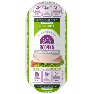 Колбаса Эсочка ВКУСФИТ вареная Агрокомплекс 0,350 кг
