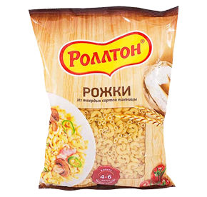Макароны 400 г Роллтон традиционные рожки м/уп