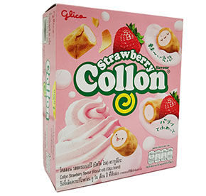 Печенье Collon  с клубничным кремом 54гр