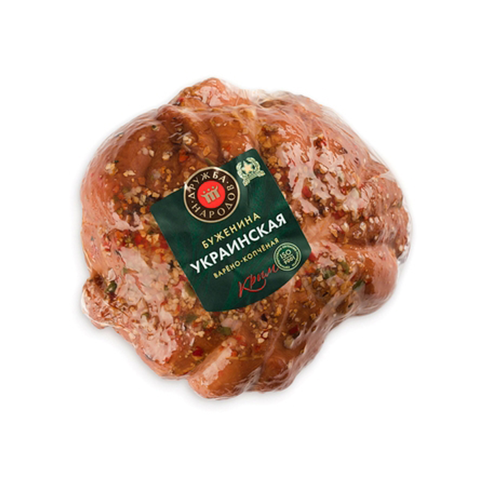 Буженина свиная Украинская копчено-вареная 1 кг Дружба Народов 750₽