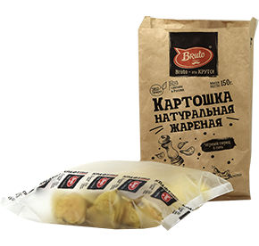 Картошка натуральная жаренная с солью Bruto 150гр