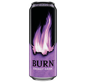 Энергитический напиток Burn тропический микс 449 мл