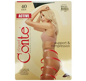 Колготки женские CE ACTIVE 40, р.3, nero