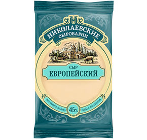 Сыр Европейский 45% 200гр