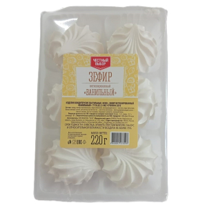 Зефир220 г Честный выбор ванильный  коррекс